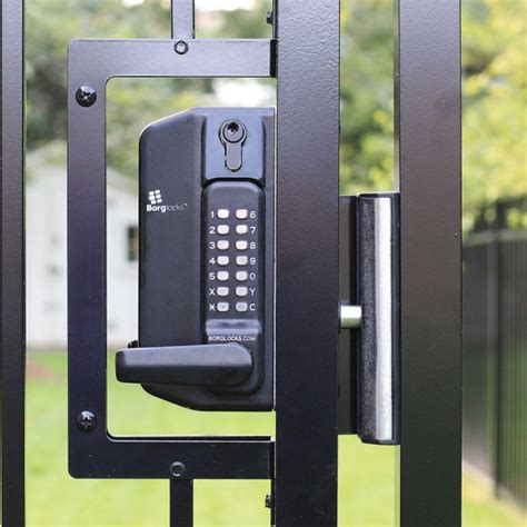 metal box lock for gate|combination locks for metal gates.